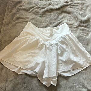 Aerie Size L White Athletic Shorts